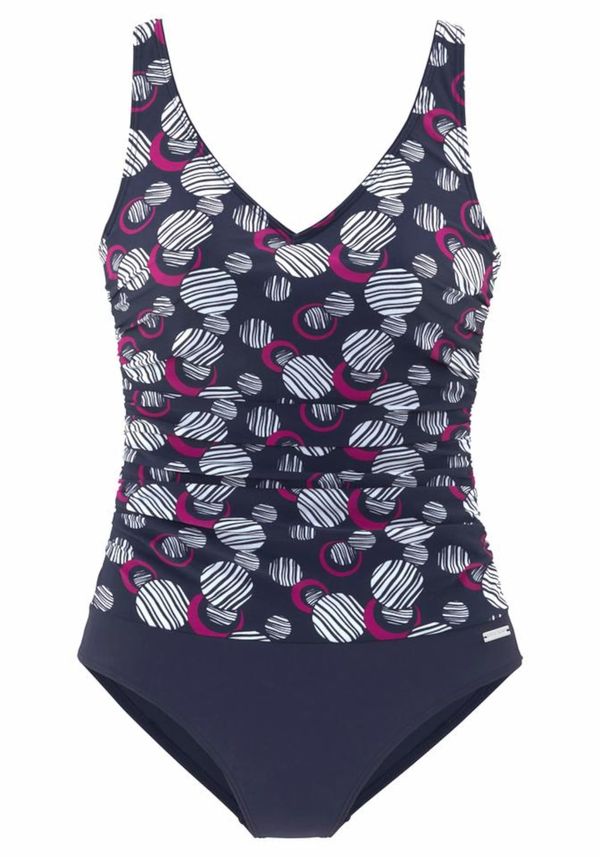 LASCANA LASCANA Kupaći kostim za oblikovanje  mornarsko plava / crvena / bijela