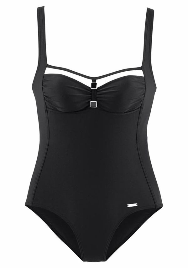 LASCANA LASCANA Kupaći kostim za oblikovanje 'Yacht'  crna / bijela