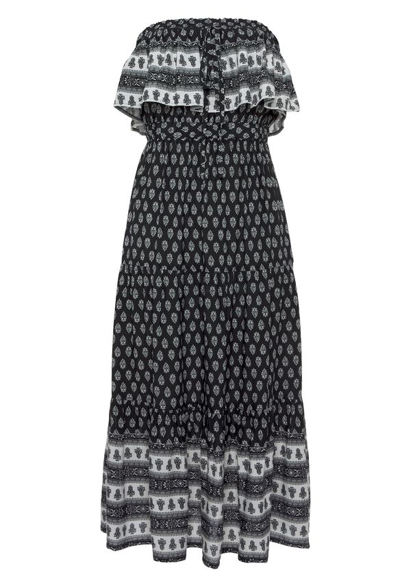 LASCANA LASCANA Ljetna haljina  crna / bijela