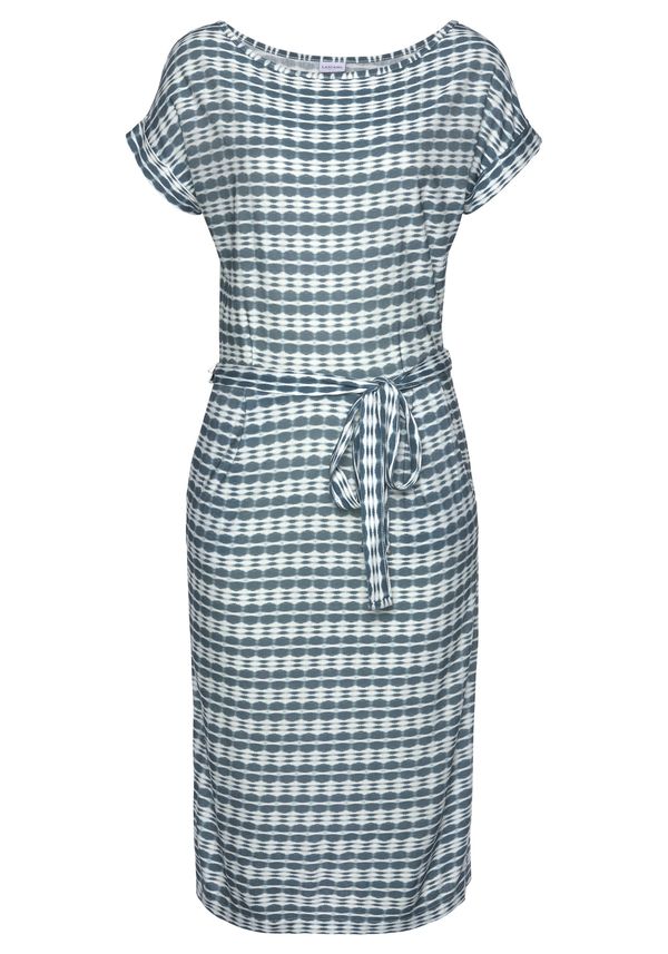 LASCANA LASCANA Ljetna haljina  golublje plava / bijela