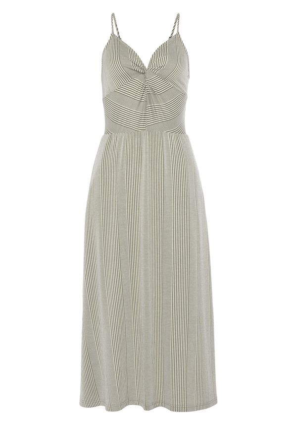 LASCANA LASCANA Ljetna haljina  maslinasta / bijela