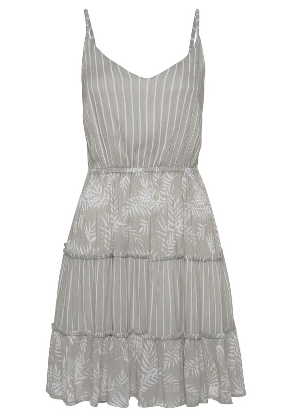 LASCANA LASCANA Ljetna haljina  maslinasta / bijela