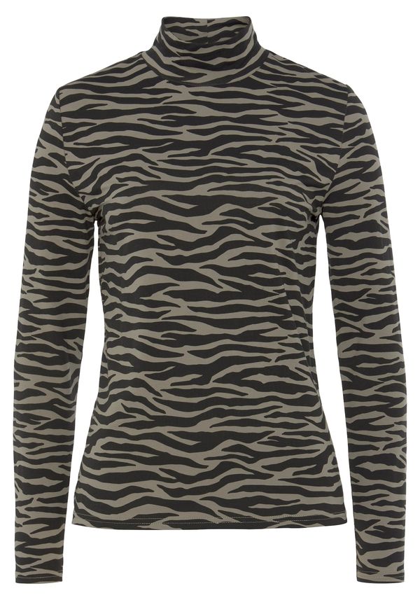 LASCANA LASCANA Majica  bež / crna