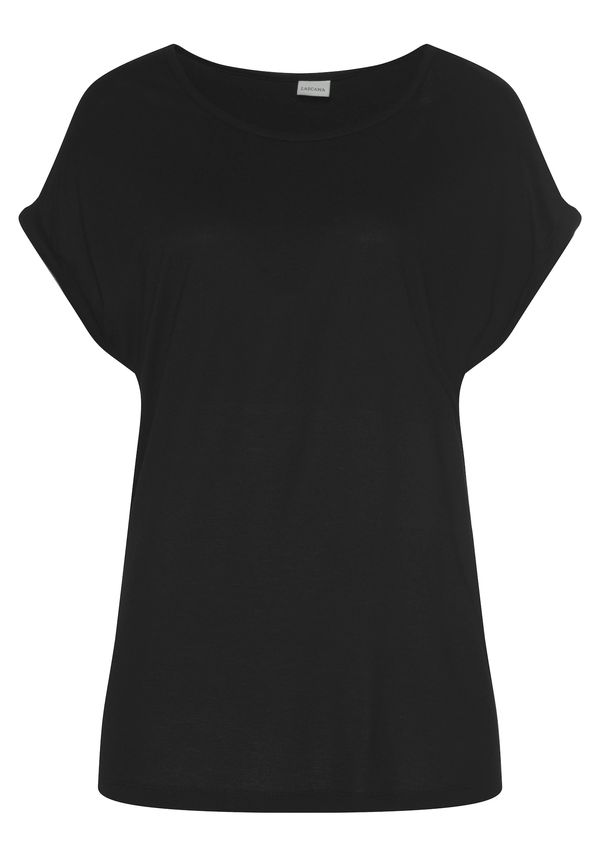 LASCANA LASCANA Majica  crna