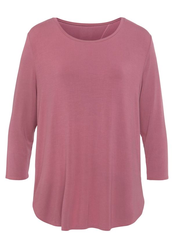 LASCANA LASCANA Majica  ljubičasto crvena