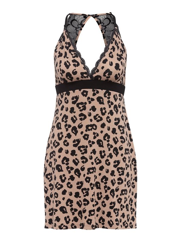 LASCANA LASCANA Negliže  smeđa / crna