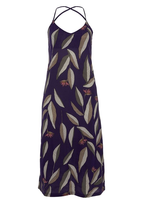 LASCANA LASCANA Negliže  tamno ljubičasta / prljavo roza / crna / bijela