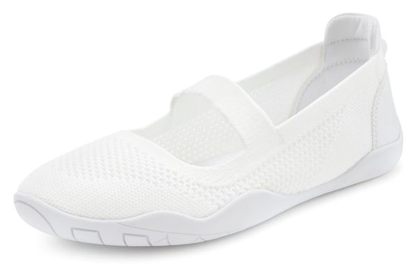 LASCANA LASCANA Otvorene balerinke  bijela