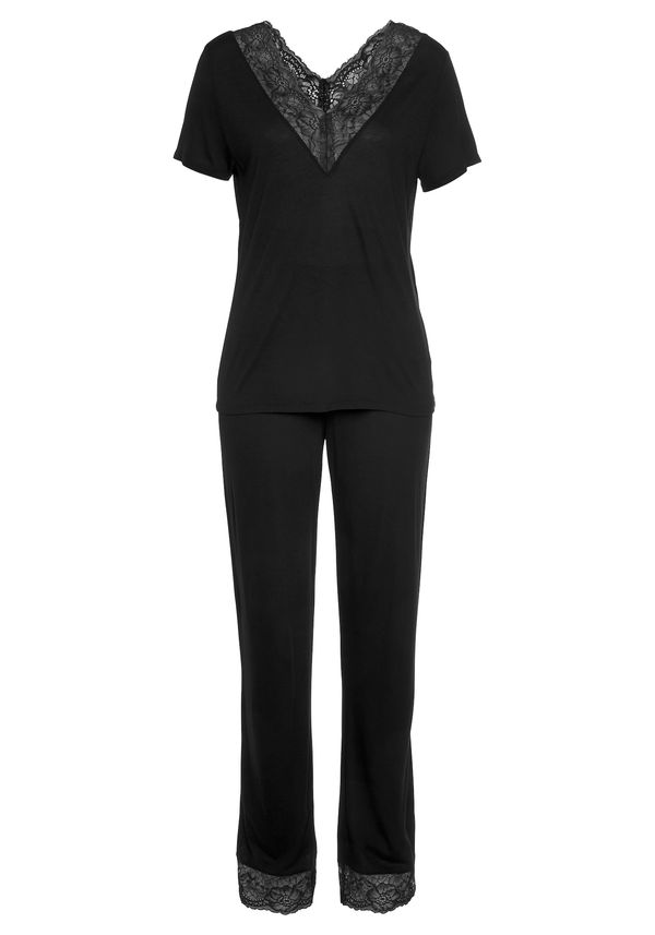 LASCANA LASCANA Pidžama  crna