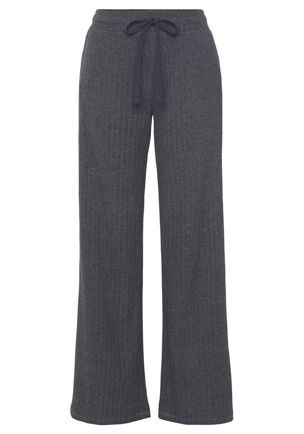 LASCANA LASCANA Pidžama hlače  antracit siva