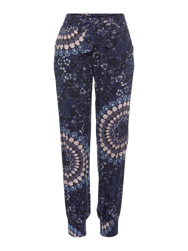 LASCANA LASCANA Pidžama hlače  boja pijeska / plava / morsko plava / crna