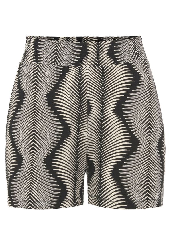 LASCANA LASCANA Pidžama hlače  crna / bijela