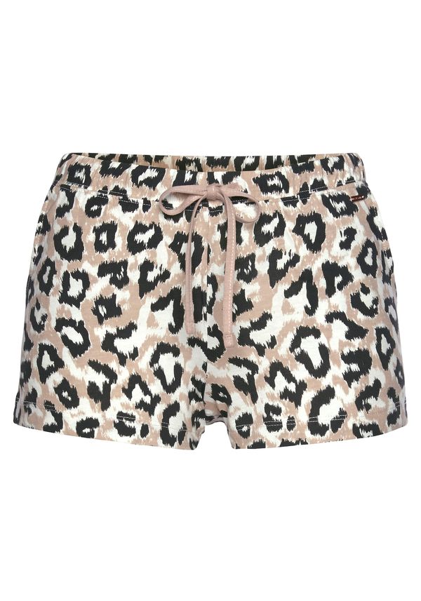 LASCANA LASCANA Pidžama hlače  roza / crna / bijela