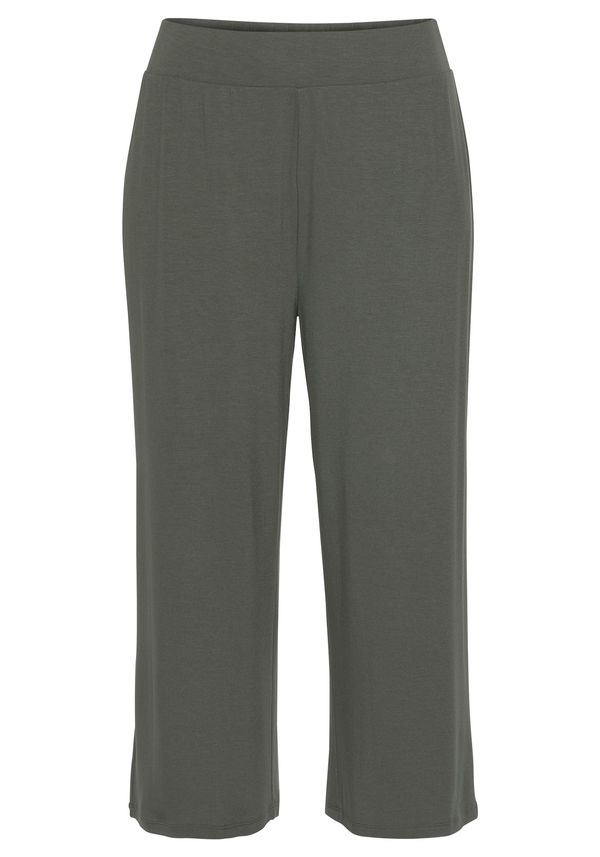 LASCANA LASCANA Pidžama hlače  tamno zelena