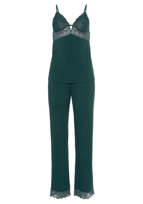 LASCANA LASCANA Pidžama  kraljevski zelena