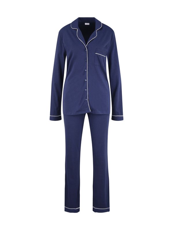 LASCANA LASCANA Pidžama  mornarsko plava / bijela