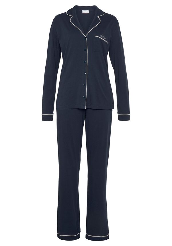 LASCANA LASCANA Pidžama  tamno plava