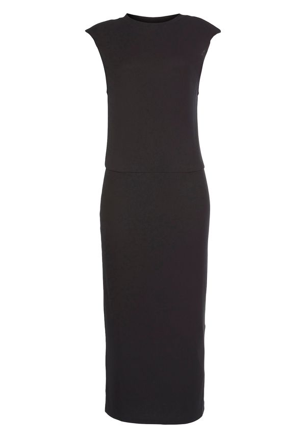 LASCANA LASCANA Pletena haljina  crna