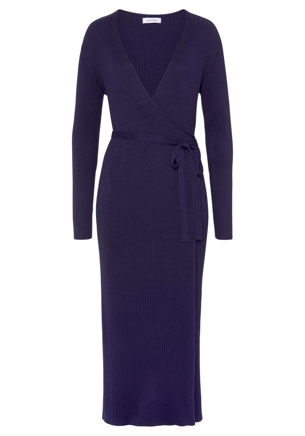 LASCANA LASCANA Pletena haljina  mornarsko plava