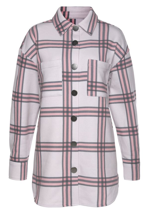 LASCANA LASCANA Prijelazna jakna  boja pijeska / siva / roza