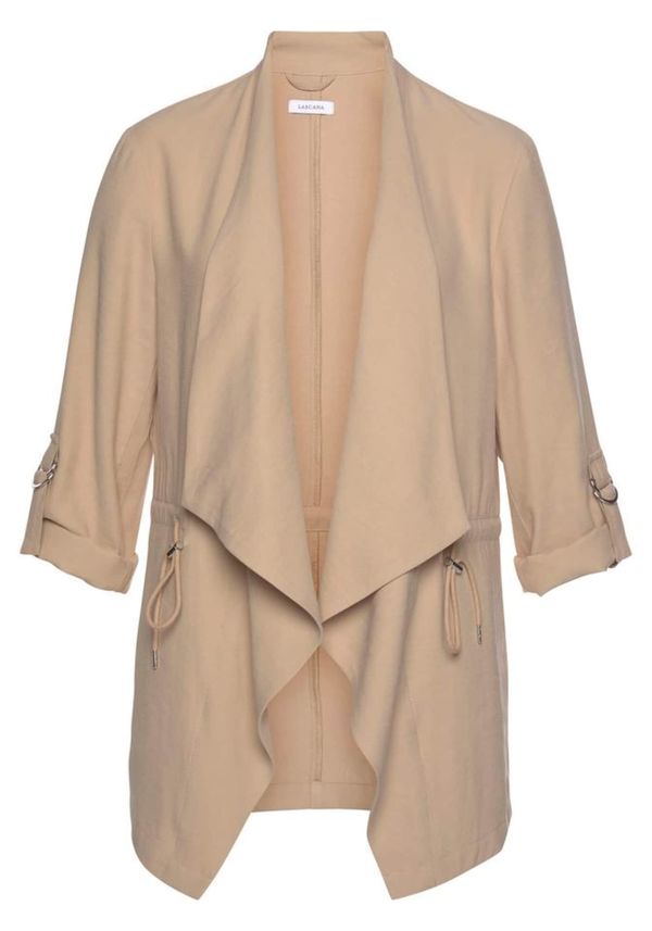 LASCANA LASCANA Prijelazna jakna  pijesak