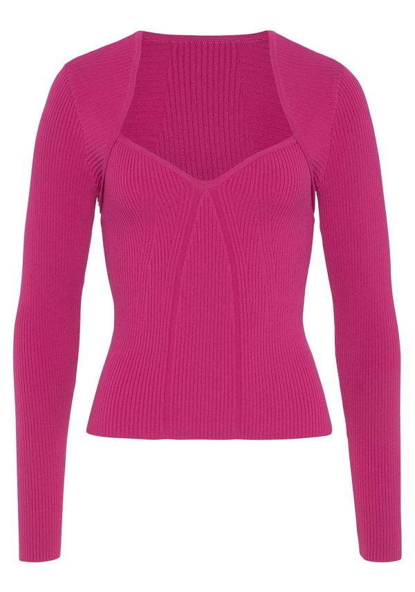 LASCANA LASCANA Pulover  fuksija