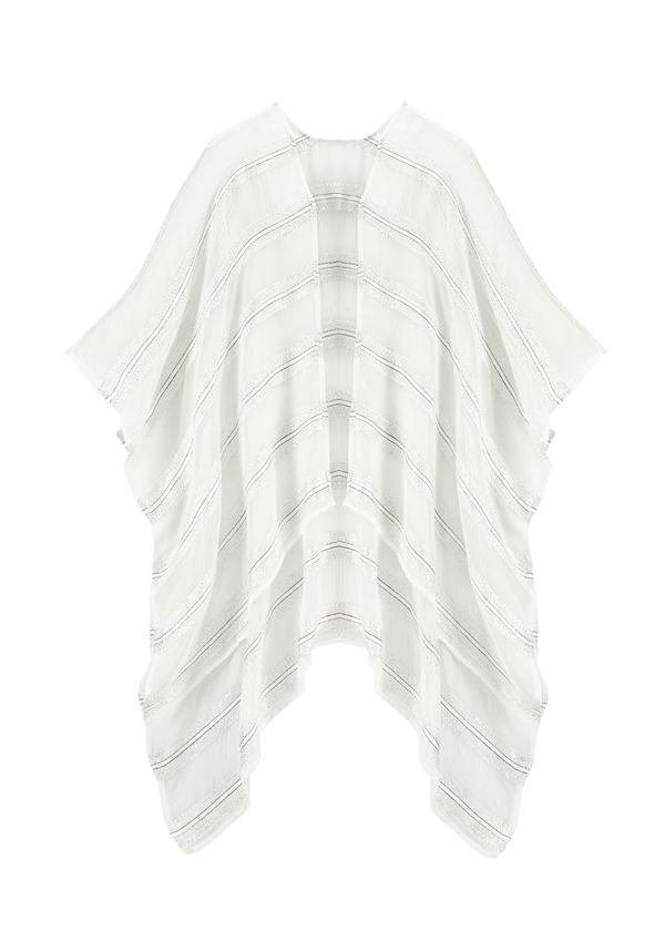 LASCANA LASCANA Ručnik za plažu  srebro / bijela