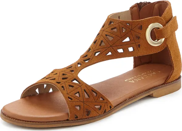 LASCANA LASCANA Sandale  boja devine dlake (camel)