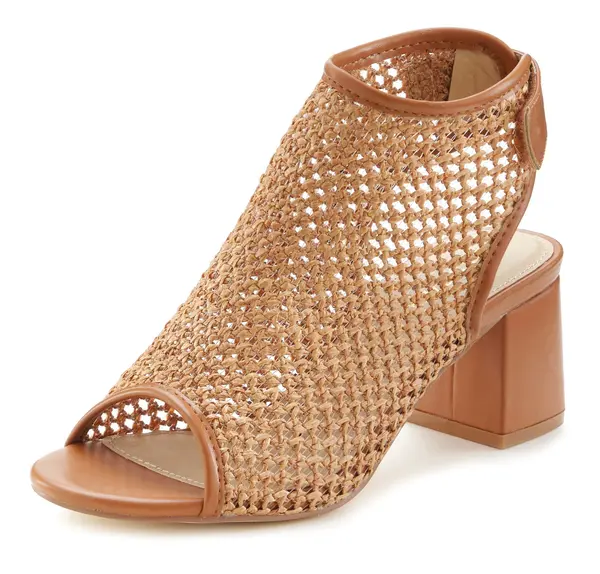 LASCANA LASCANA Sandale  boja devine dlake (camel)