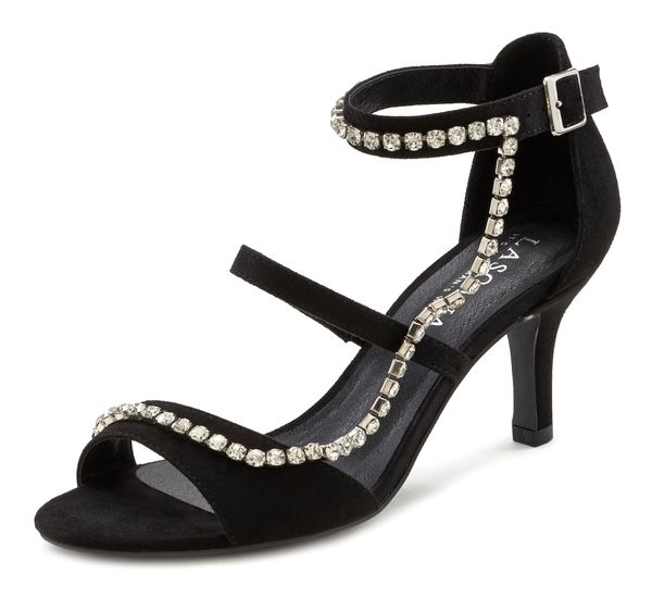 LASCANA LASCANA Sandale  crna