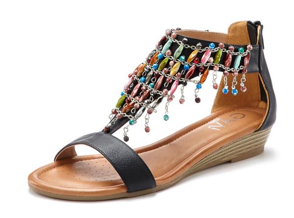 LASCANA LASCANA Sandale  nebesko plava / svijetlozelena / roza / crna