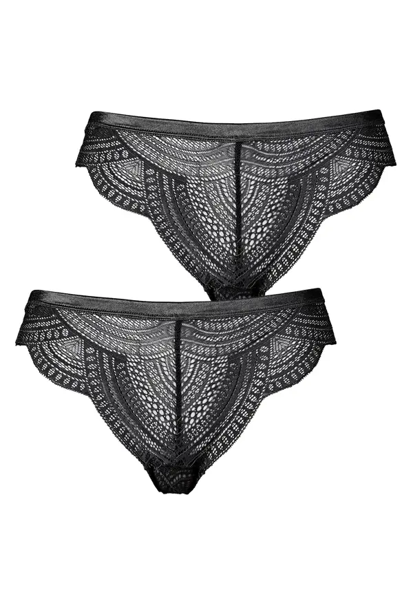 LASCANA LASCANA Slip  crna