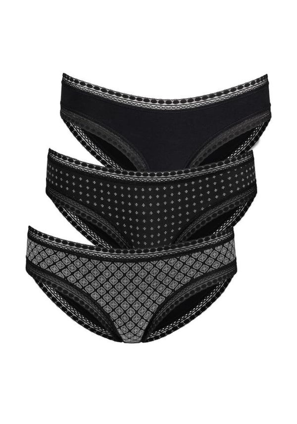 LASCANA LASCANA Slip  crna / bijela