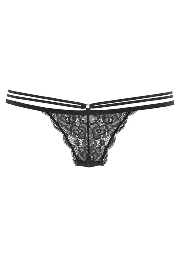 LASCANA LASCANA Slip  crna