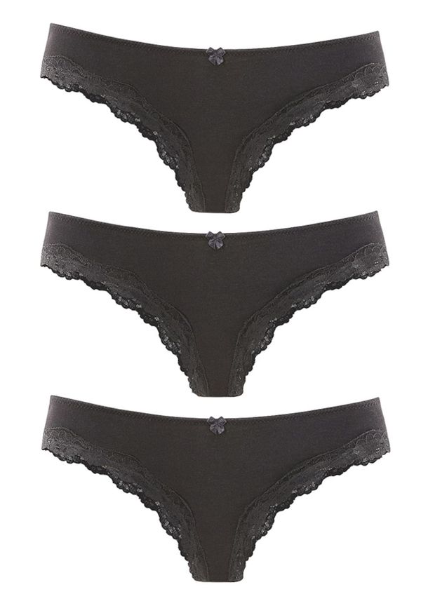 LASCANA LASCANA Slip  crna