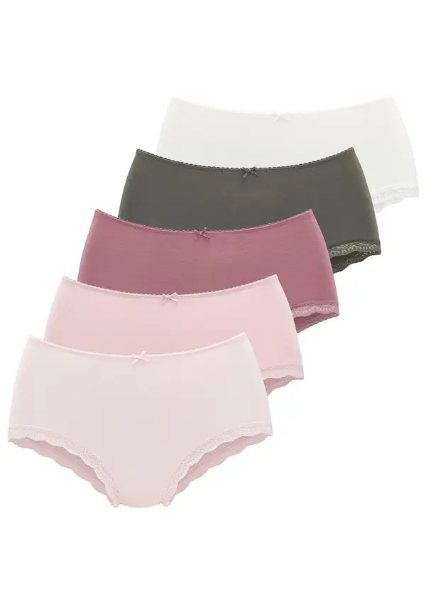 LASCANA LASCANA Slip  maslinasta / rosé / ružičasto crvena / pastelno roza / bijela