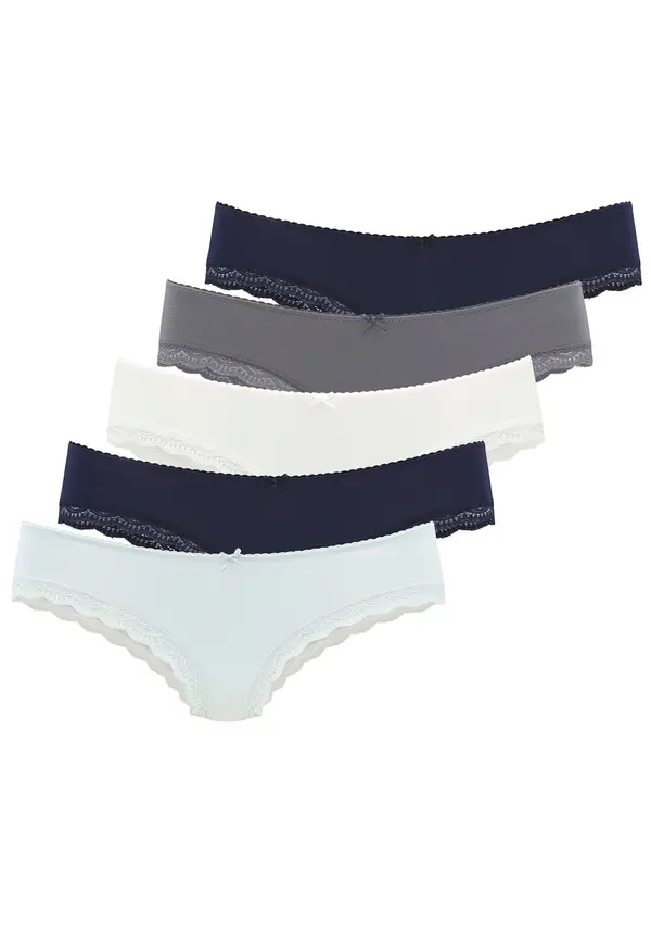 LASCANA LASCANA Slip  mornarsko plava / svijetloplava / siva / bijela
