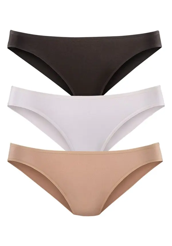 LASCANA LASCANA Slip  nude / crna / bijela