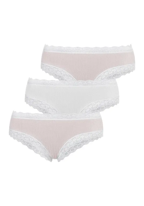 LASCANA LASCANA Slip  nude / prljavo bijela