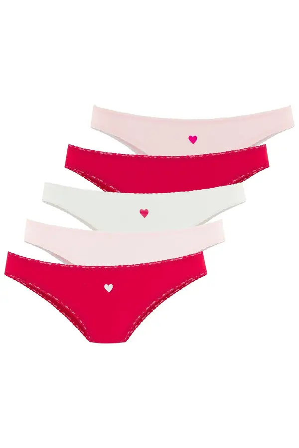 LASCANA LASCANA Slip  roza / purpurna / bijela