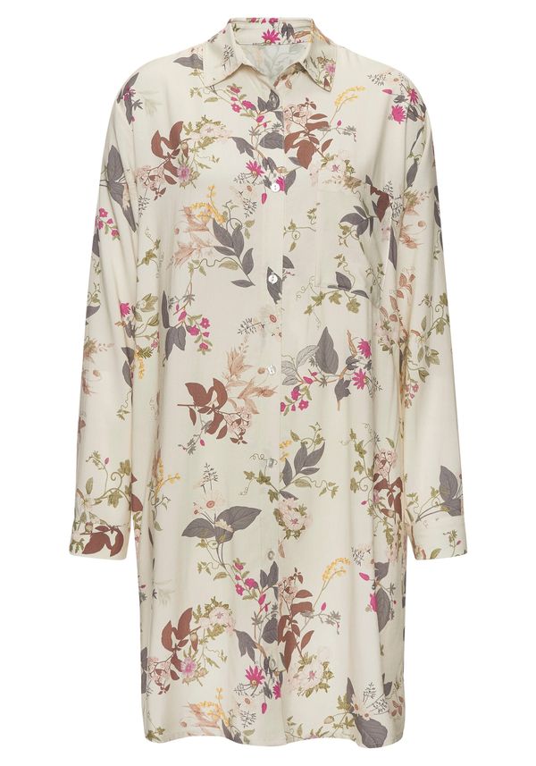 LASCANA LASCANA Spavaćica košulja  pijesak / tamno smeđa / kivi zelena / roza