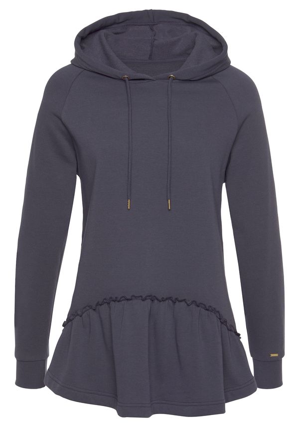 LASCANA LASCANA Sweater majica  antracit siva