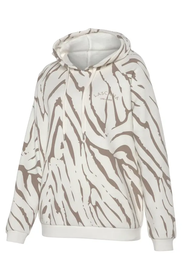 LASCANA LASCANA Sweater majica  bež / tamno bež
