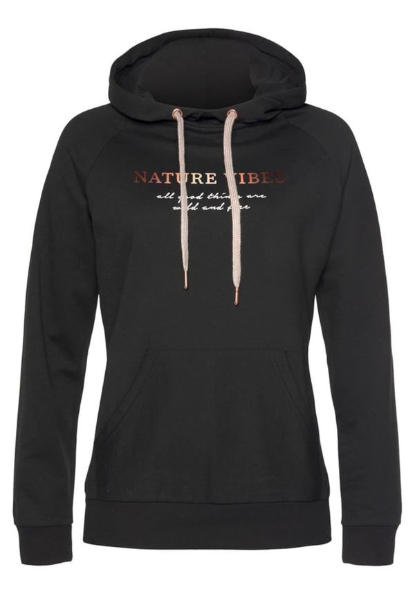 LASCANA LASCANA Sweater majica  crna