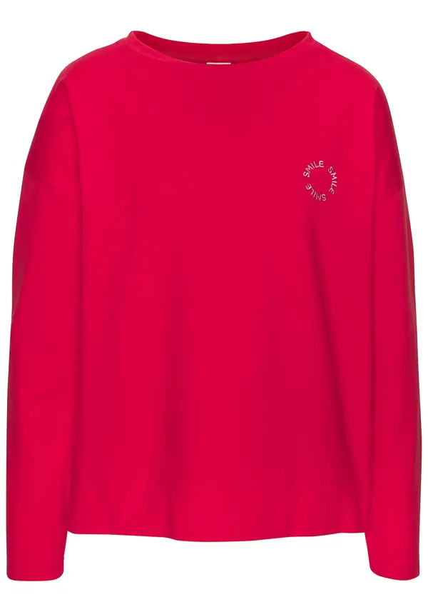 LASCANA LASCANA Sweater majica  crvena