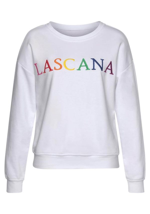 LASCANA LASCANA Sweater majica  miks boja / bijela