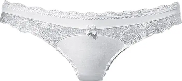 LASCANA LASCANA Tanga gaćice  bijela