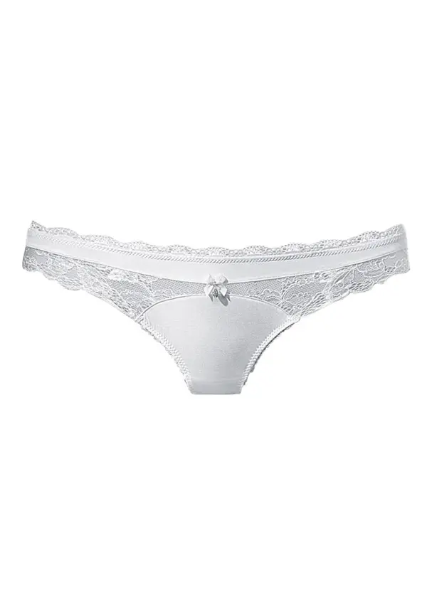 LASCANA LASCANA Tanga gaćice  bijela