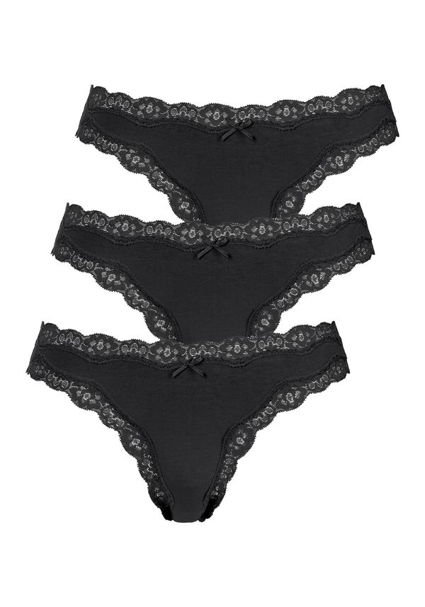 LASCANA LASCANA Tanga gaćice  crna