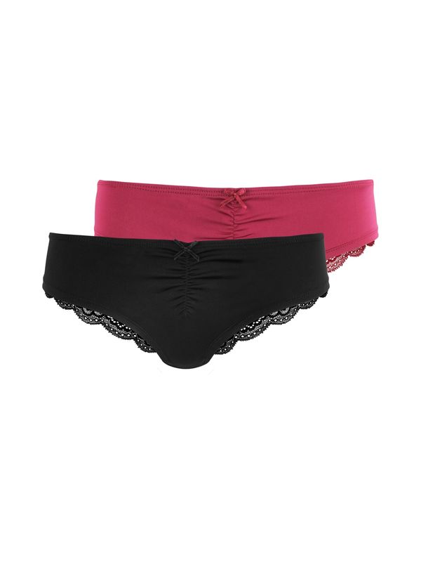 LASCANA LASCANA Tanga gaćice  crvena / crna